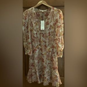 Veronica Beard Cybil Dress - Melon size 6